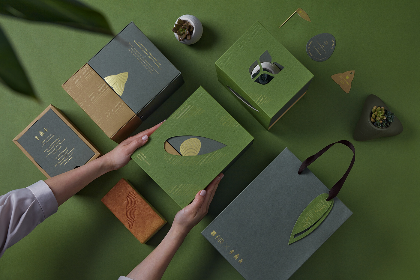 Gift box，The Dragon Boat Festival，Botany，packing，