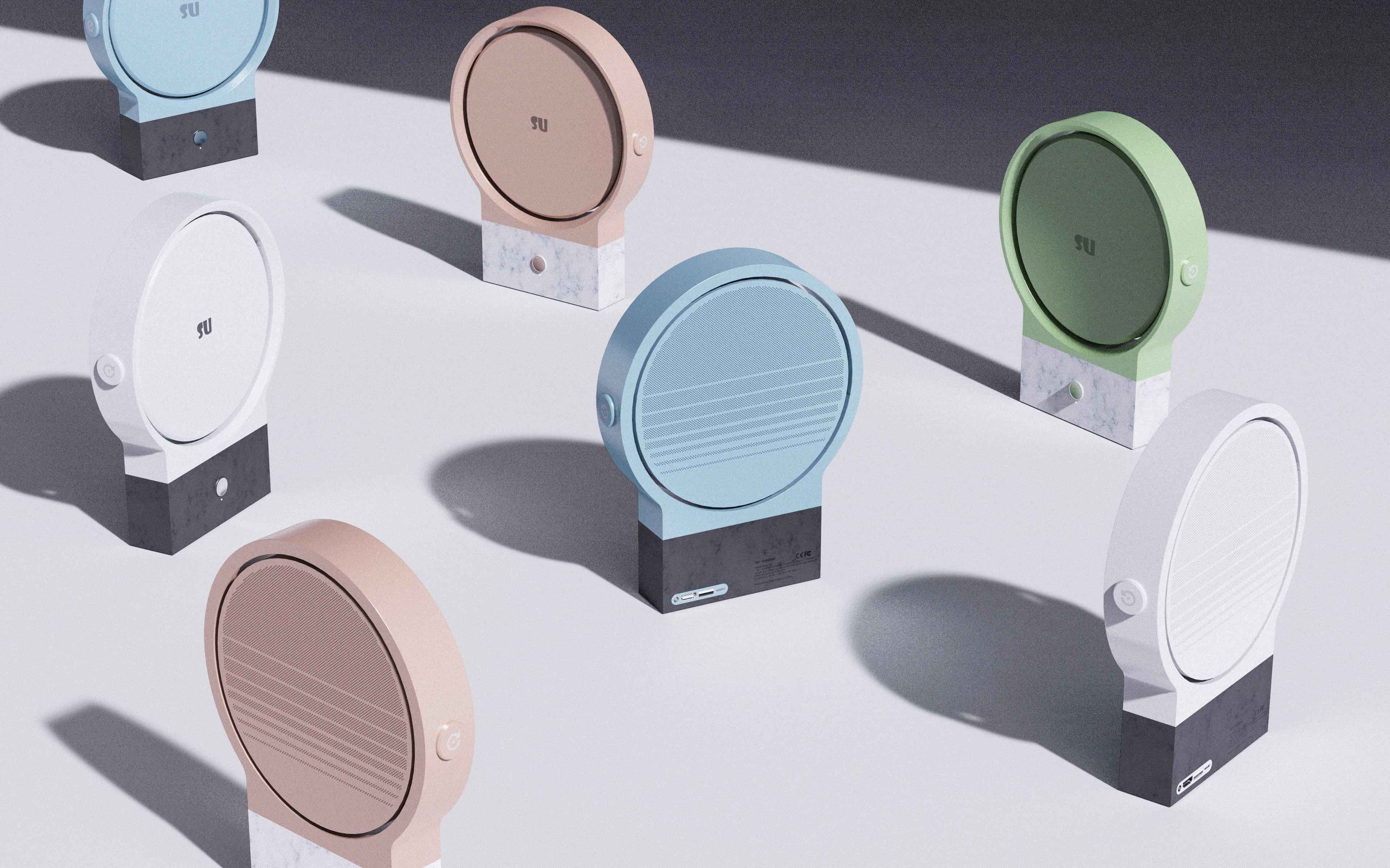 industrial design，product design，Render，Projector，sample reels，Color matching，gardens，