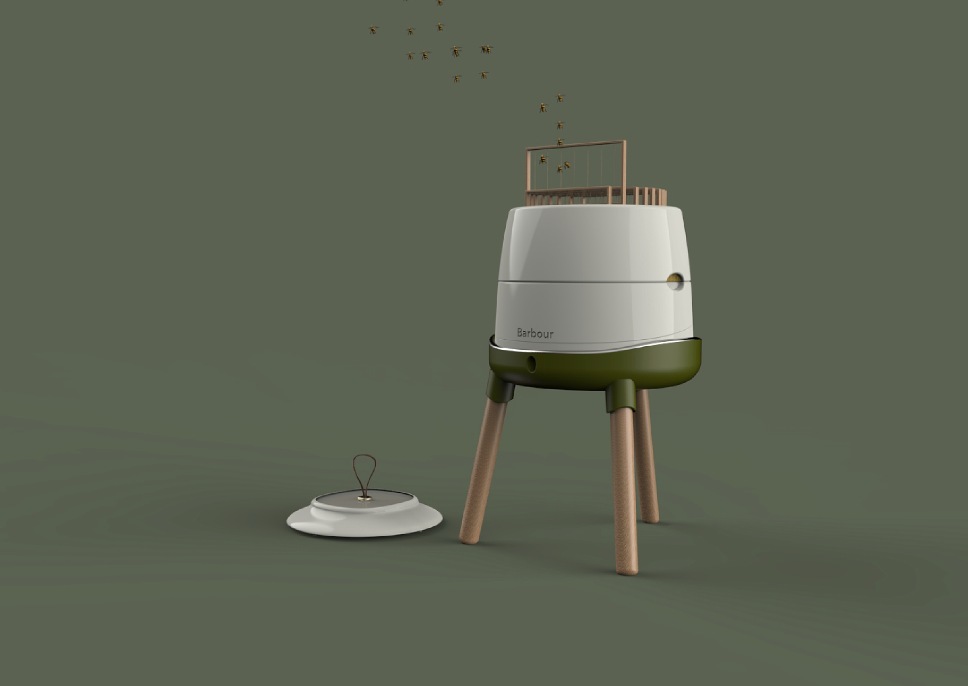 Barbour brand，city，rural，Beehive，honeybee，