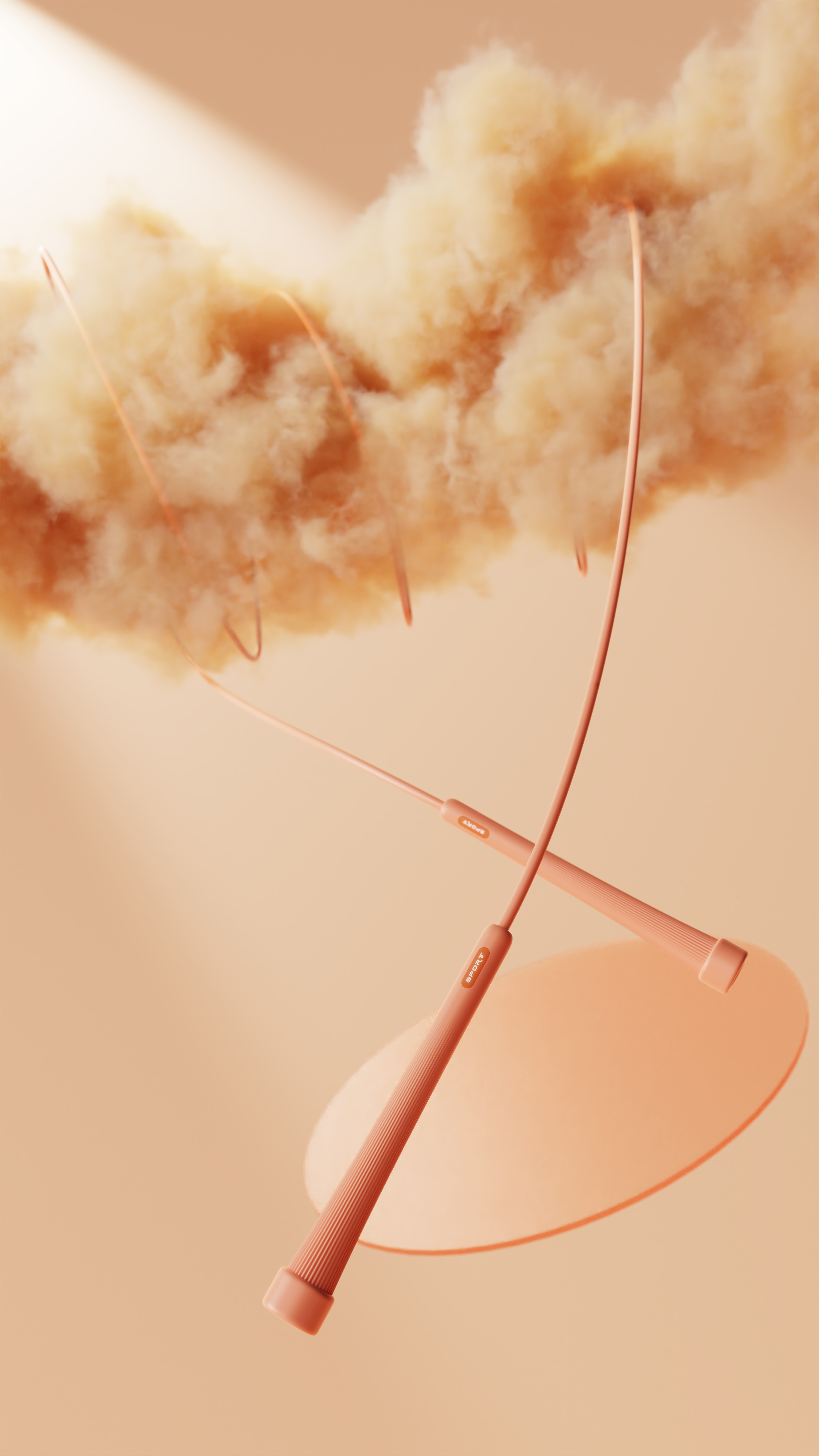 skipping rope，Sand skipping rope，motion，Outdoor fitness，