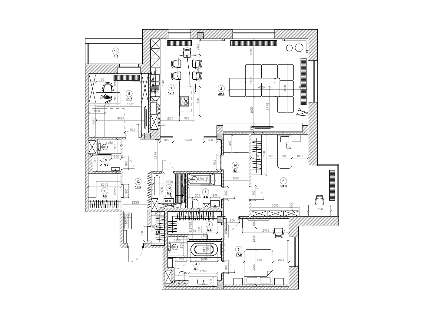 Interior design，Grey sofa，good-looking，