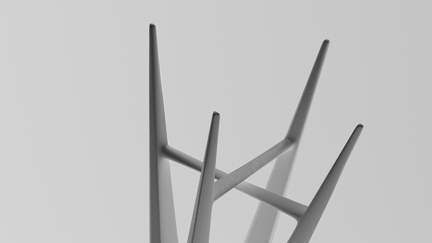 stool，black，white，wooden ，