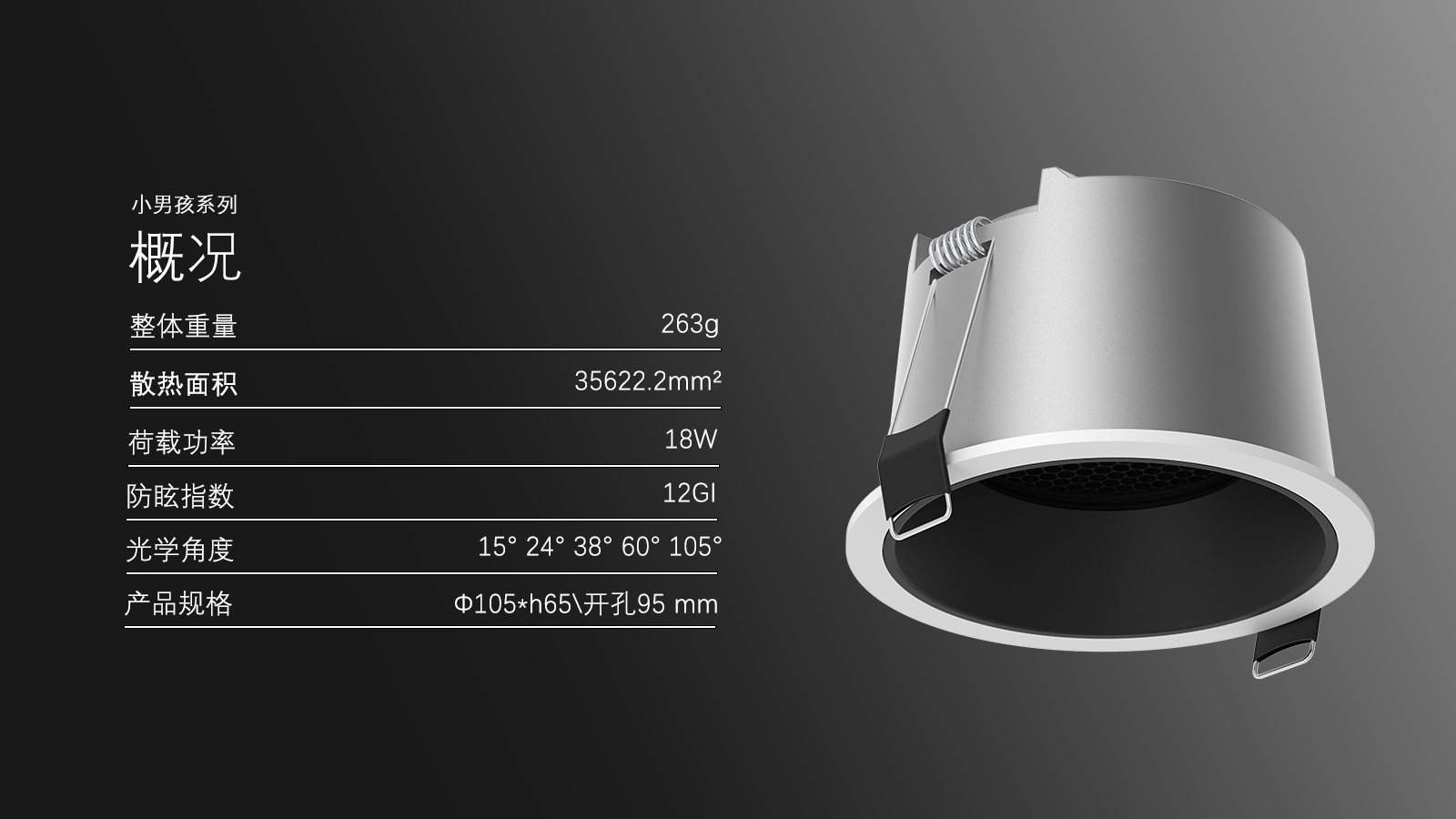 lamps and lanterns，Shang Zhao，lighting，Spotlight，Downlight，Render，dissipate heat，keyshot，