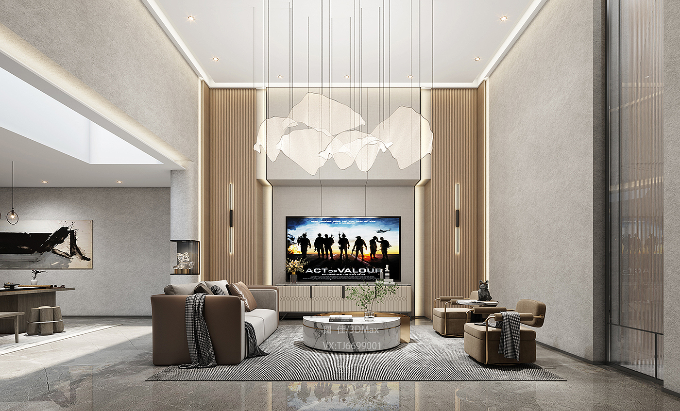 Guest restaurant，modern，a living room，bedroom，restaurant，