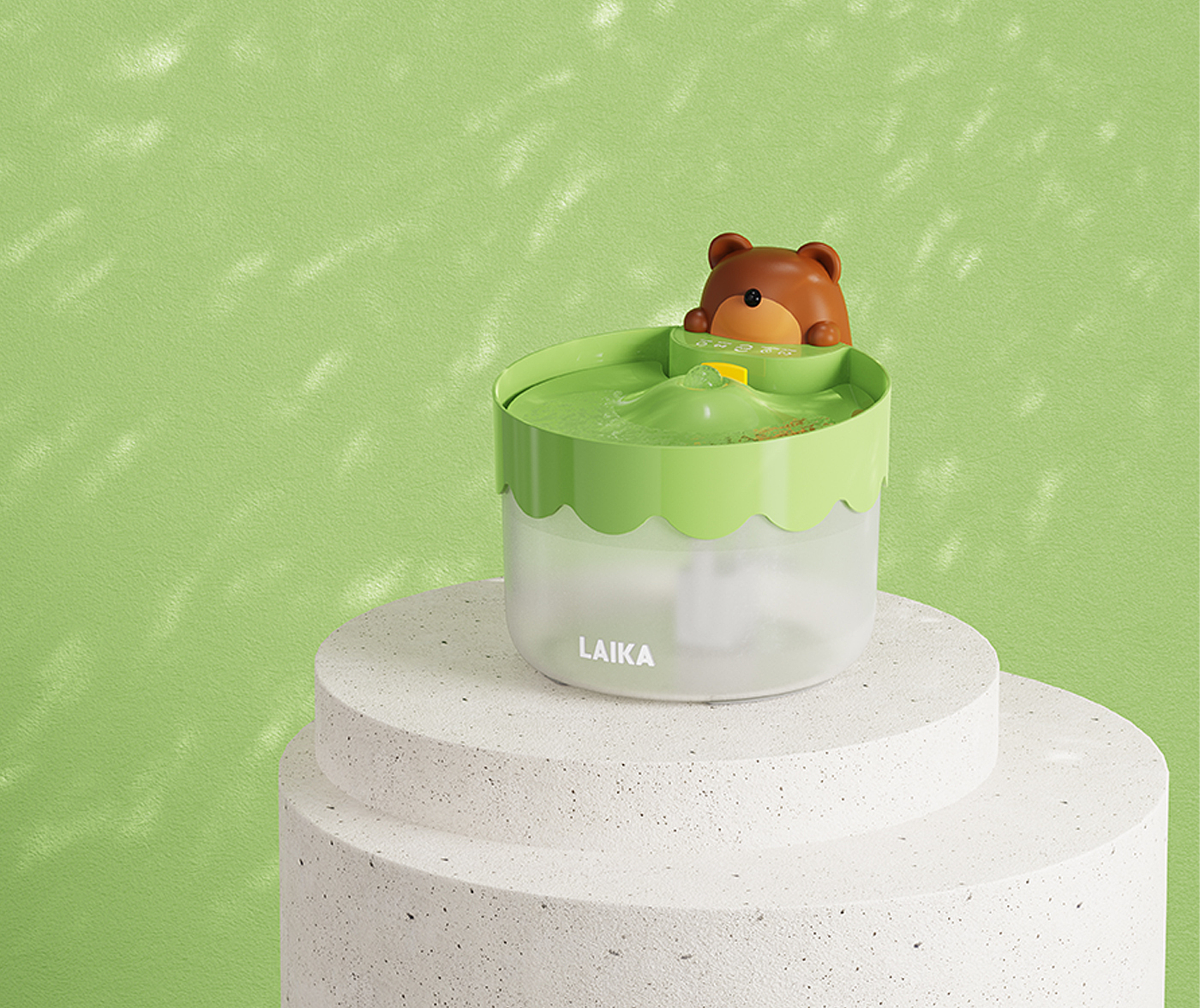 Pet Supplies & Pet，Pet water dispenser，Kitty，Cute cartoon，Time，Bear rabbit，