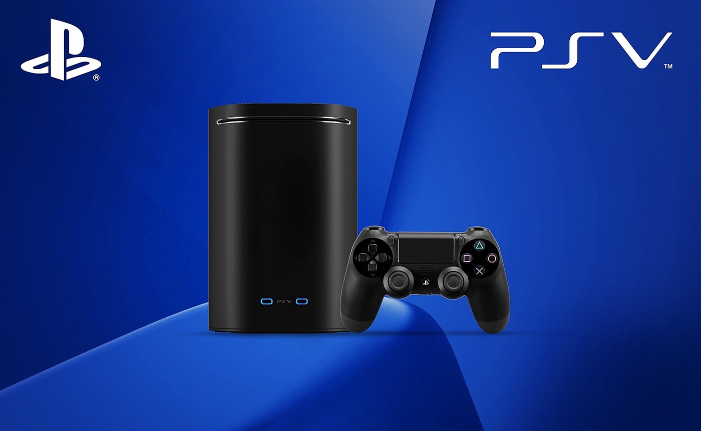 black，fashion，Sony，sony，recreational machines，sporting facilities，PlayStation V，conceptual design，Concise and simple，