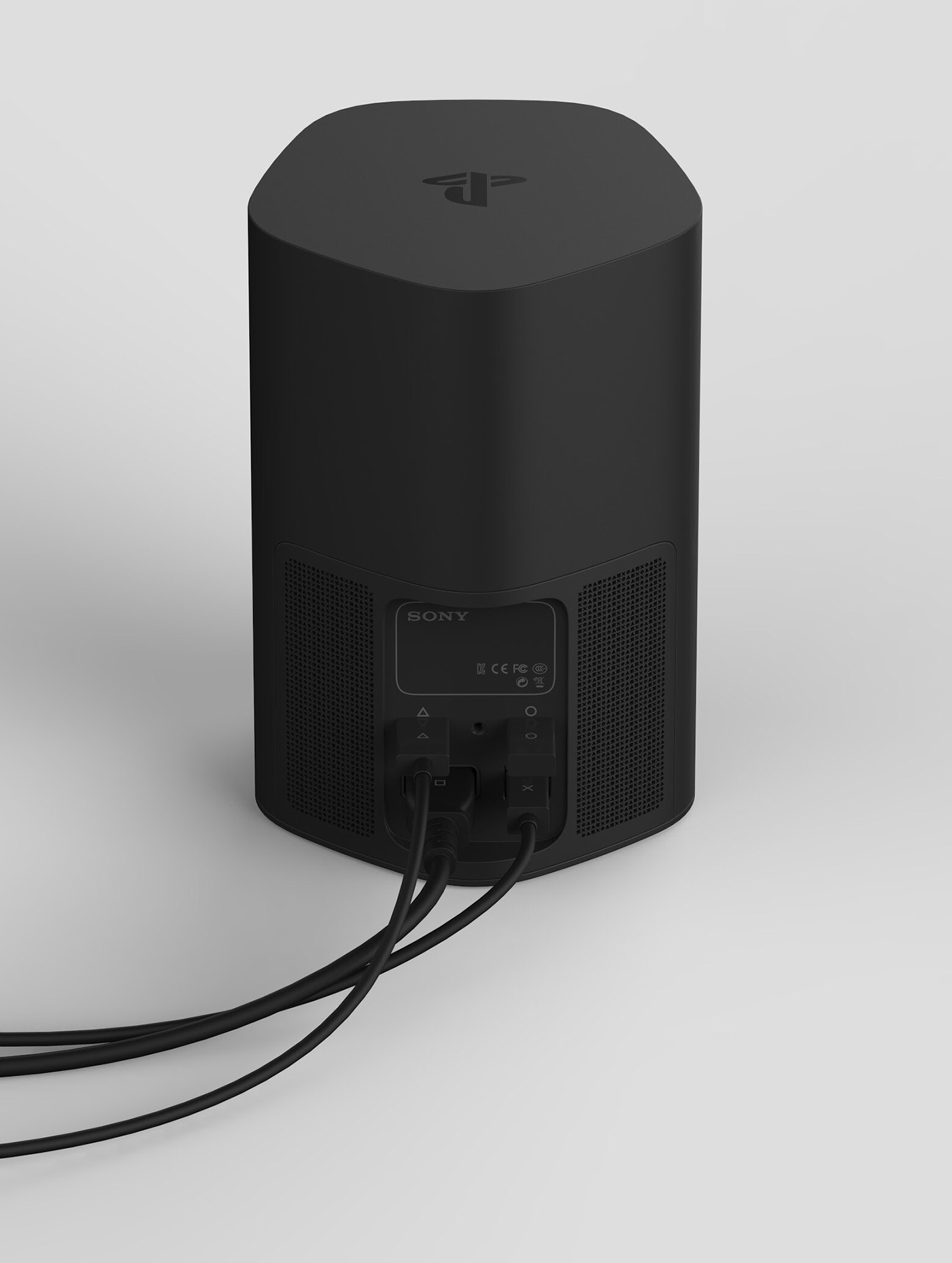 black，fashion，Sony，sony，recreational machines，sporting facilities，PlayStation V，conceptual design，Concise and simple，