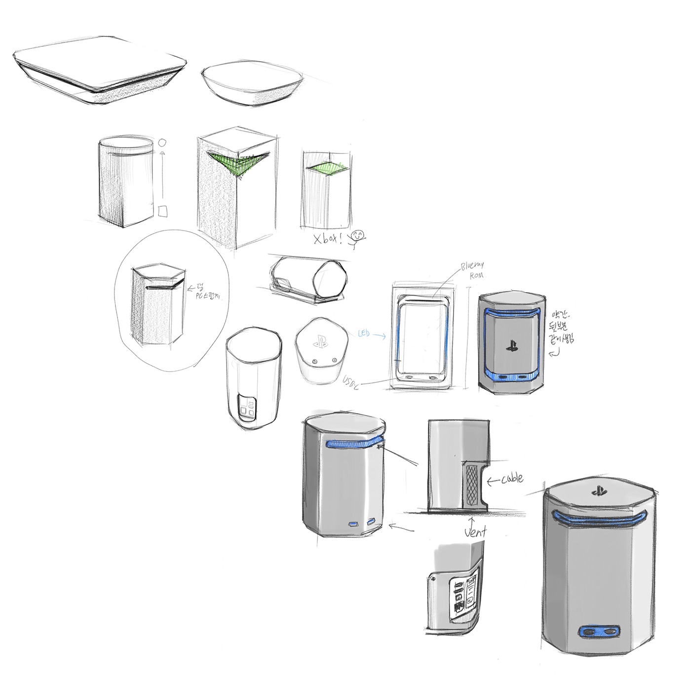 black，fashion，Sony，sony，recreational machines，sporting facilities，PlayStation V，conceptual design，Concise and simple，