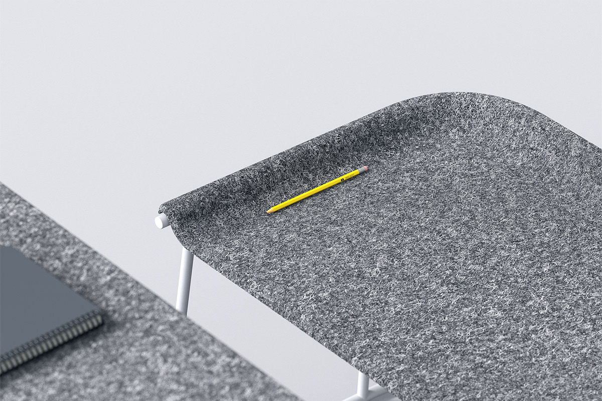 furniture design ，Tables and chairs，PET Felt，