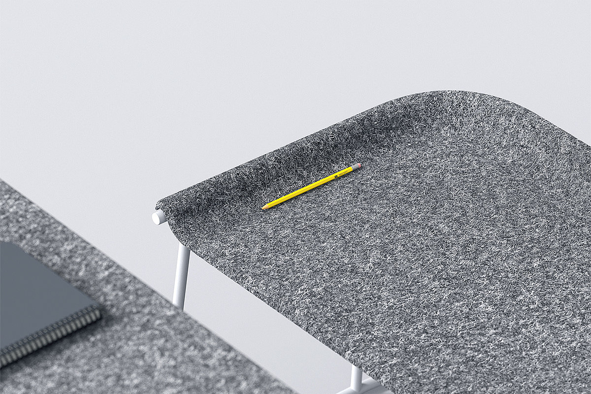 furniture design ，Tables and chairs，PET Felt，