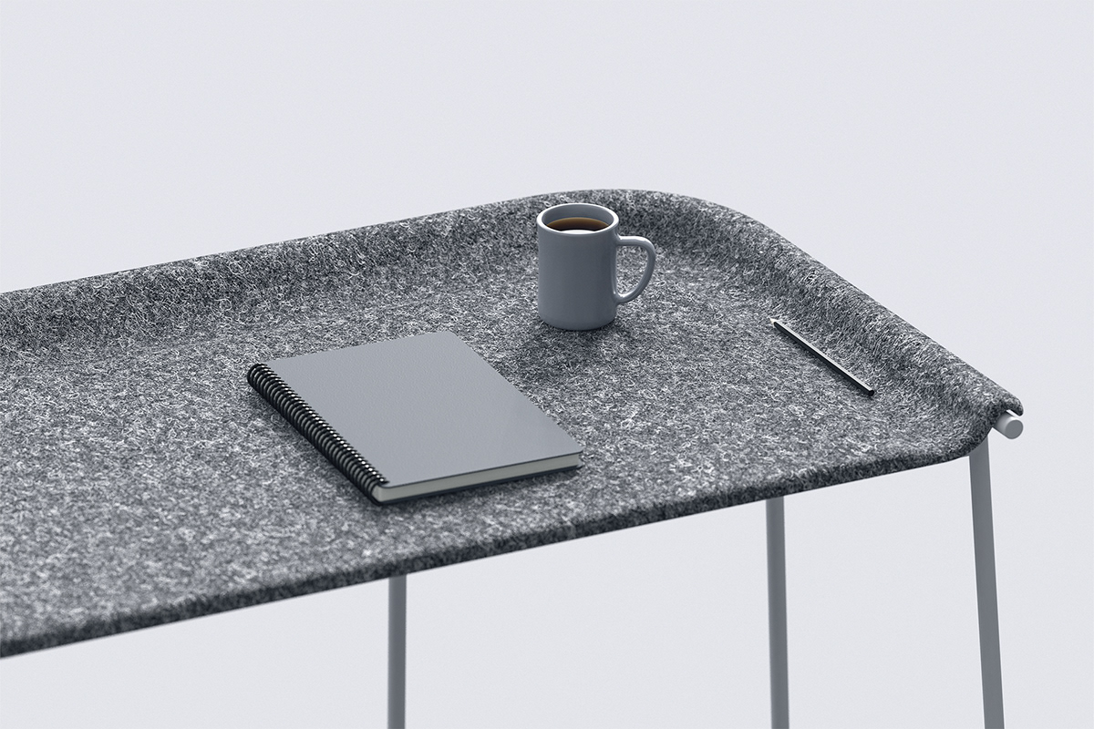 furniture design ，Tables and chairs，PET Felt，