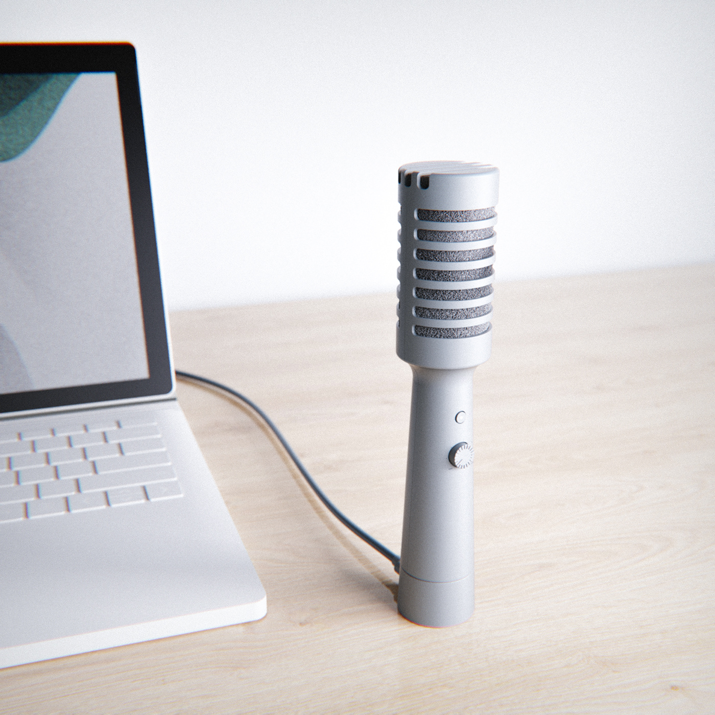 3d，Microphone，product design，Render，