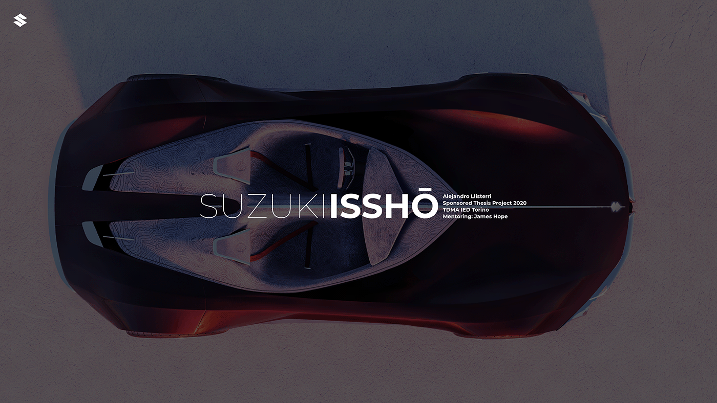 Suzuki Issho，Sports car，MA Thesis，Automobile design，Automotive interior，conceptual design，