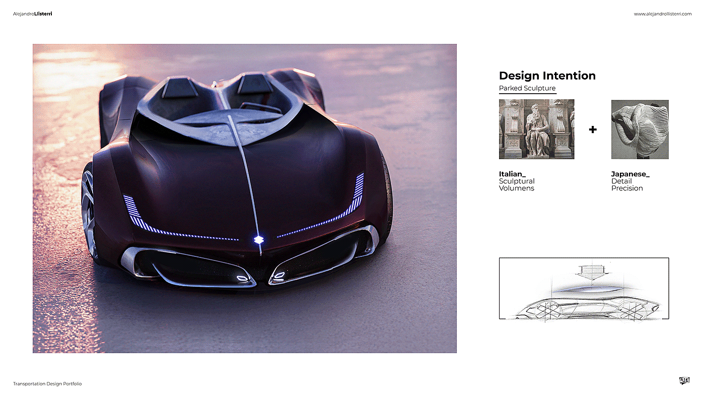 Suzuki Issho，跑车，MA Thesis，汽车设计，汽车内饰，概念设计，