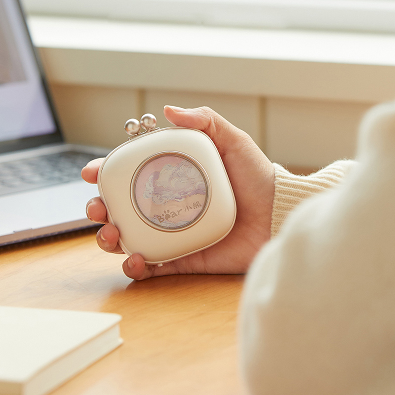 portable battery，Hand warmer，industrial design，Little bear，match，