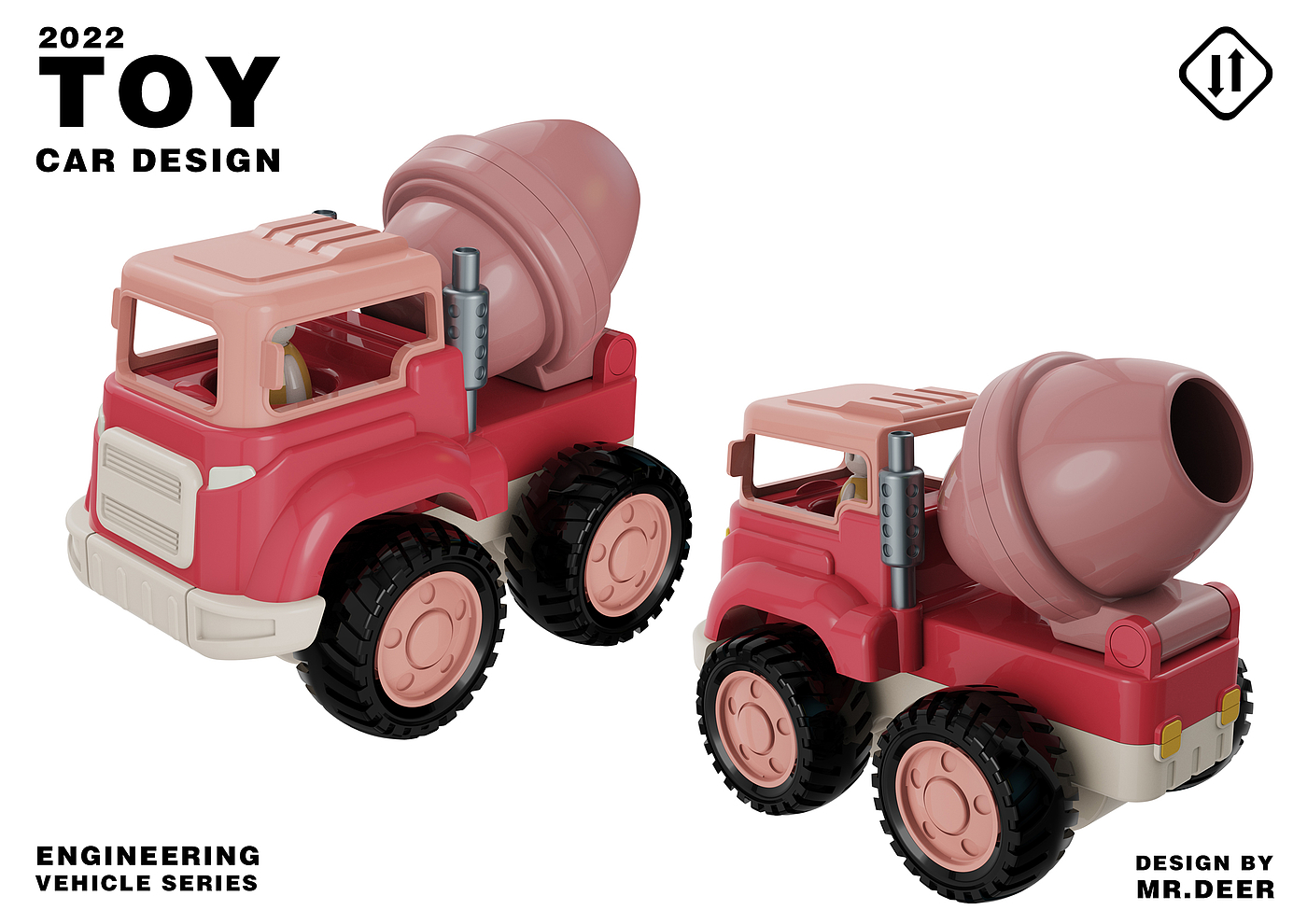 玩具设计，玩具，玩具车，玩具工程车，惯性车，