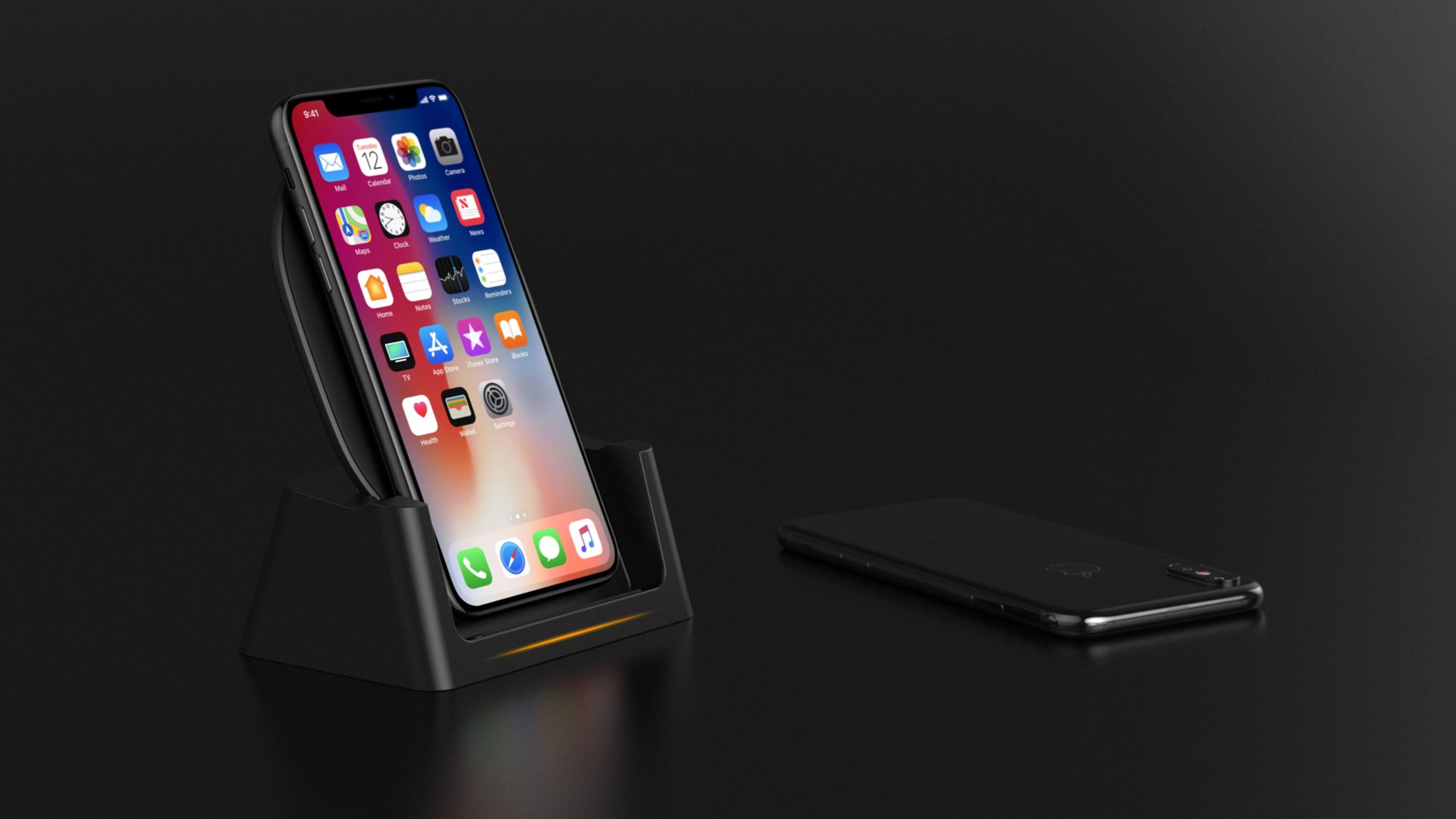 Charging brackets with three angles of use.，