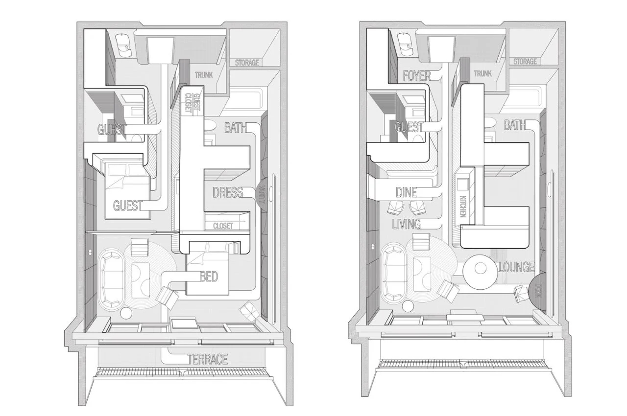 apartment，on vacation，Design，Holiday apartment，design，