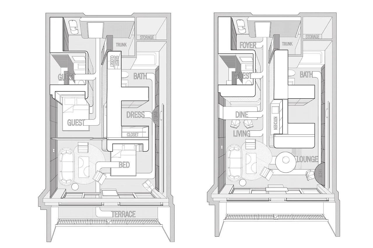 apartment，on vacation，Design，Holiday apartment，design，