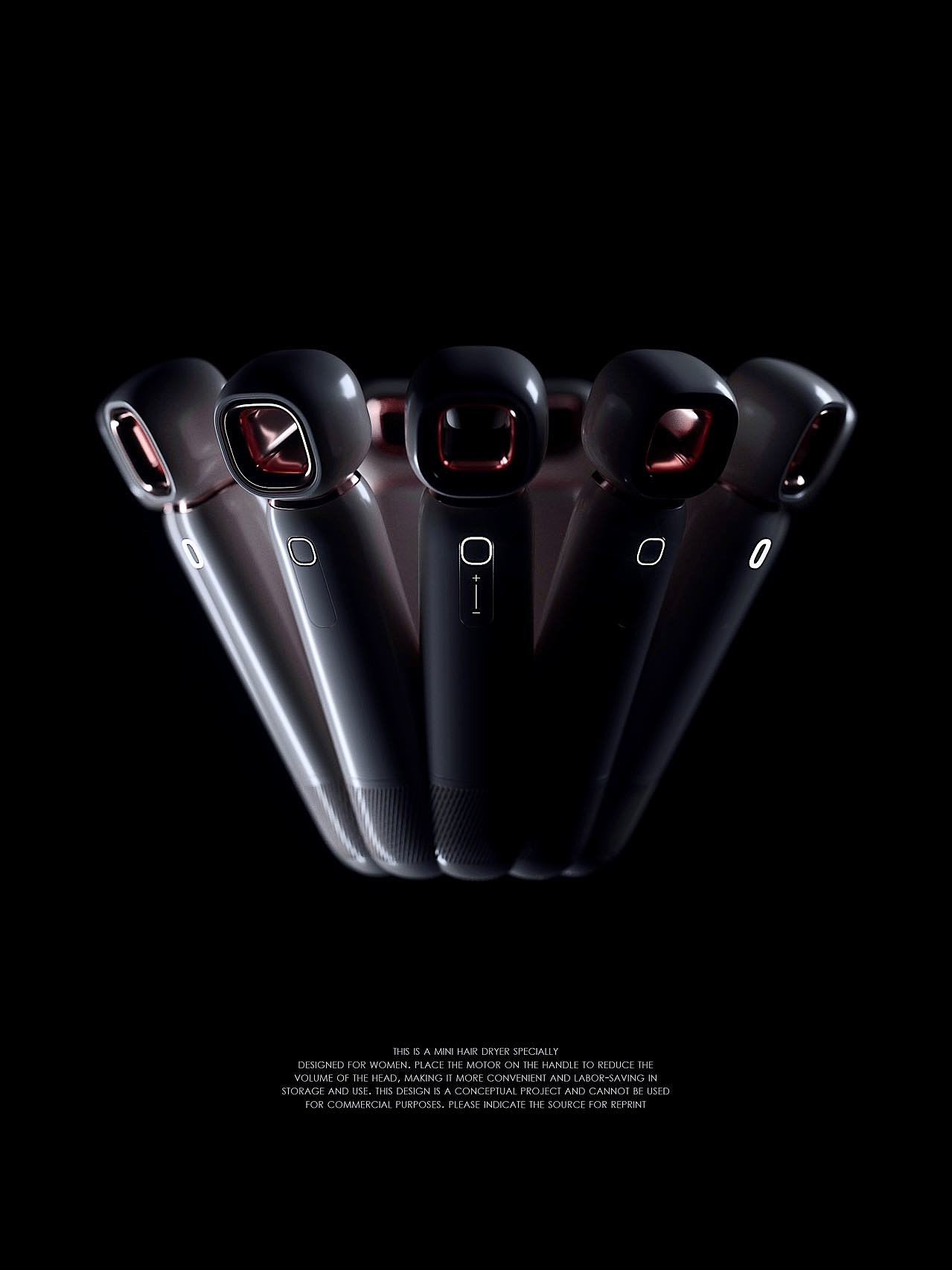 retro futurism ，science and technology，hair drier，conceptual design，female sex，Retro Technology，Retro，