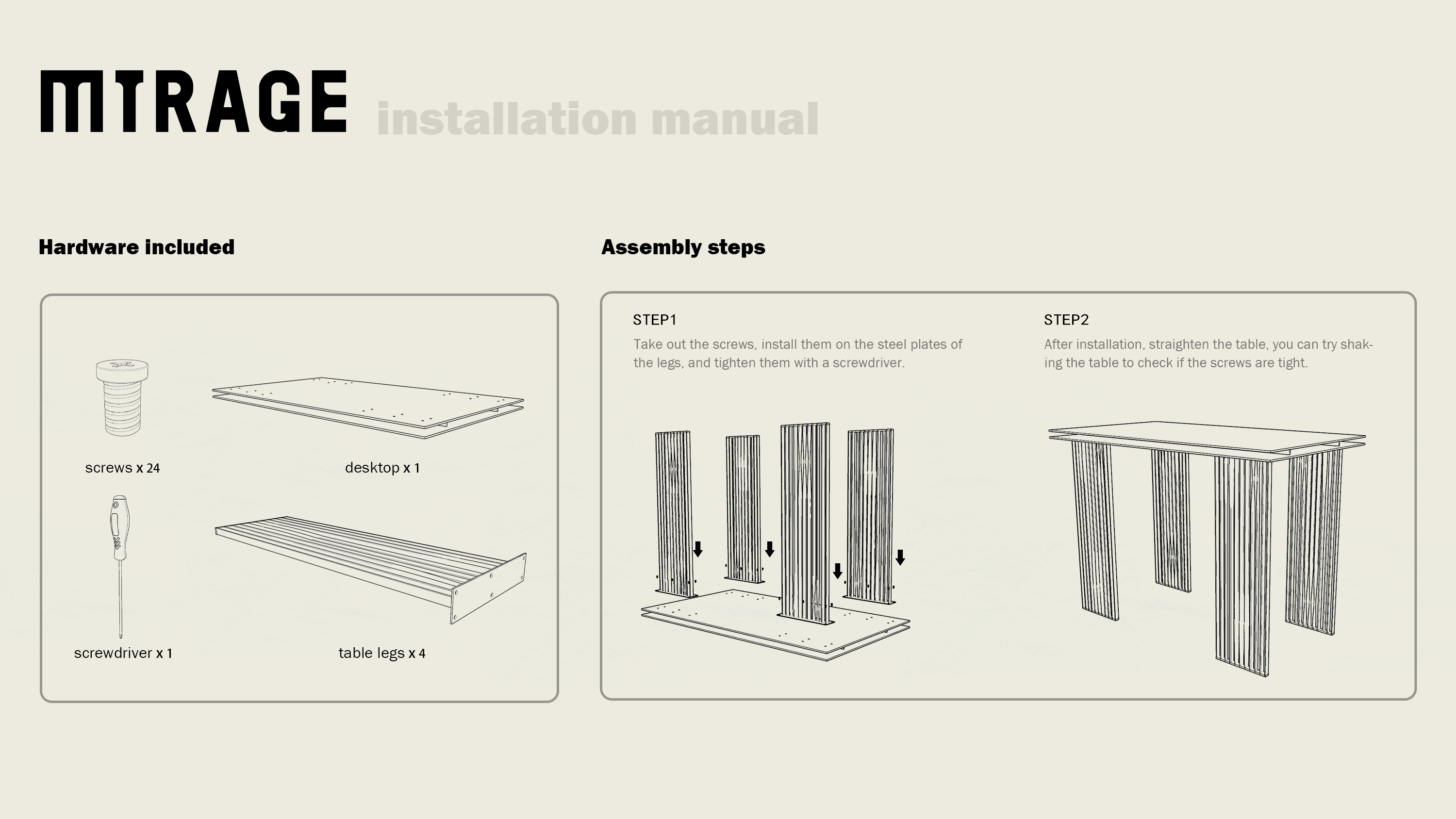 Graduation project，sample reels，Furniture home，Table design，
