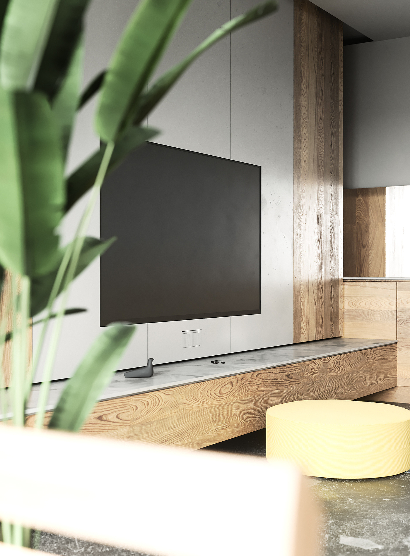 Interior design，Rendering，Nordic style，Architecture，furniture，