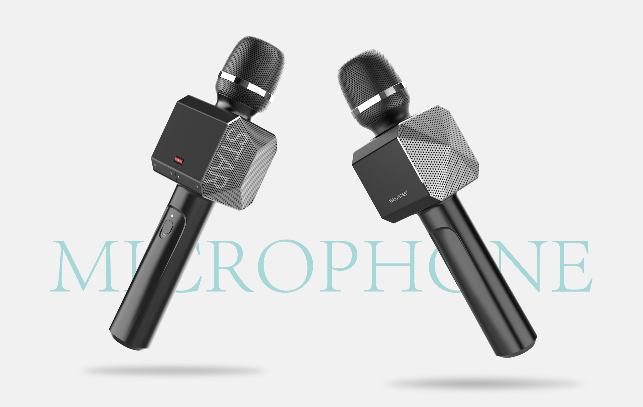 Microphone, microphone audio all-in-one machine，
