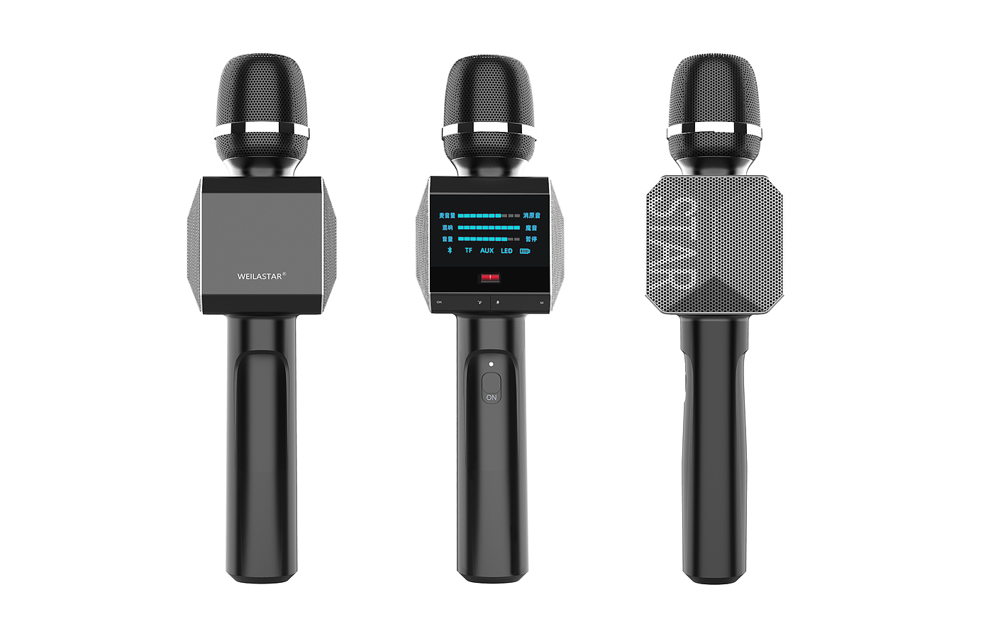 Microphone, microphone audio all-in-one machine，