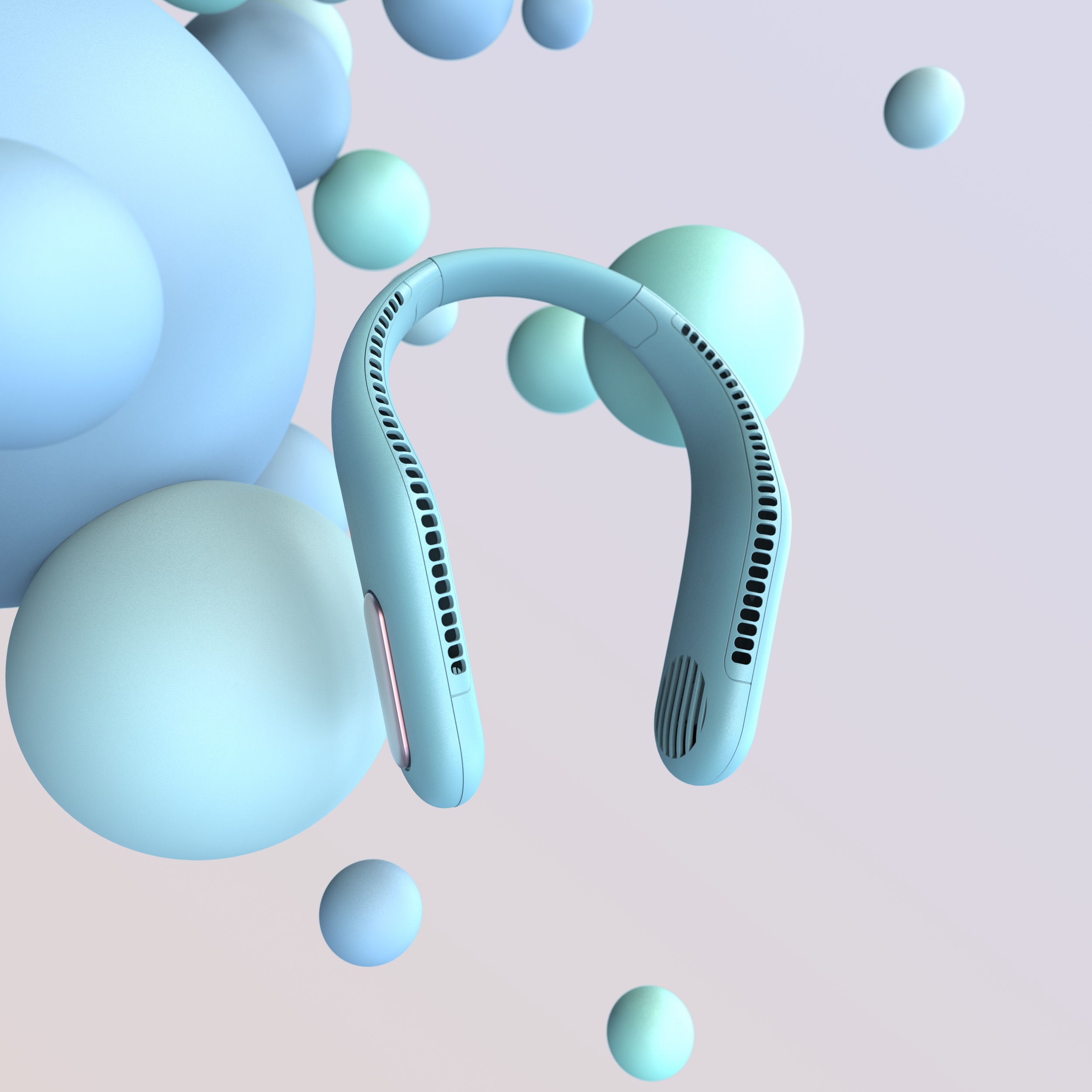 Fan，Hanging neck fan，Summer supplies，