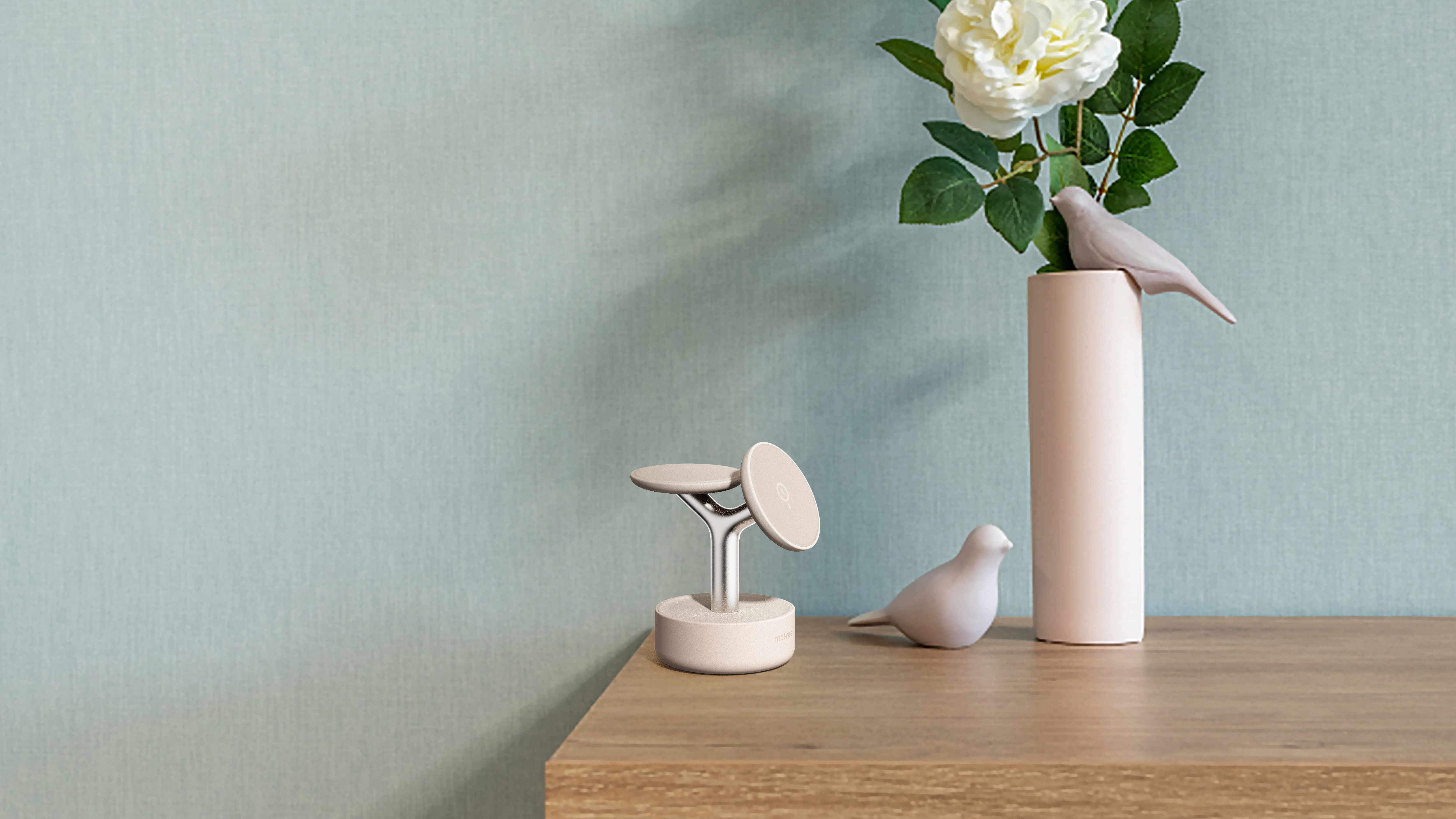 3c，iphone，airpods，Wireless charging，portable source，Mobile phone bracket，Fleshy，