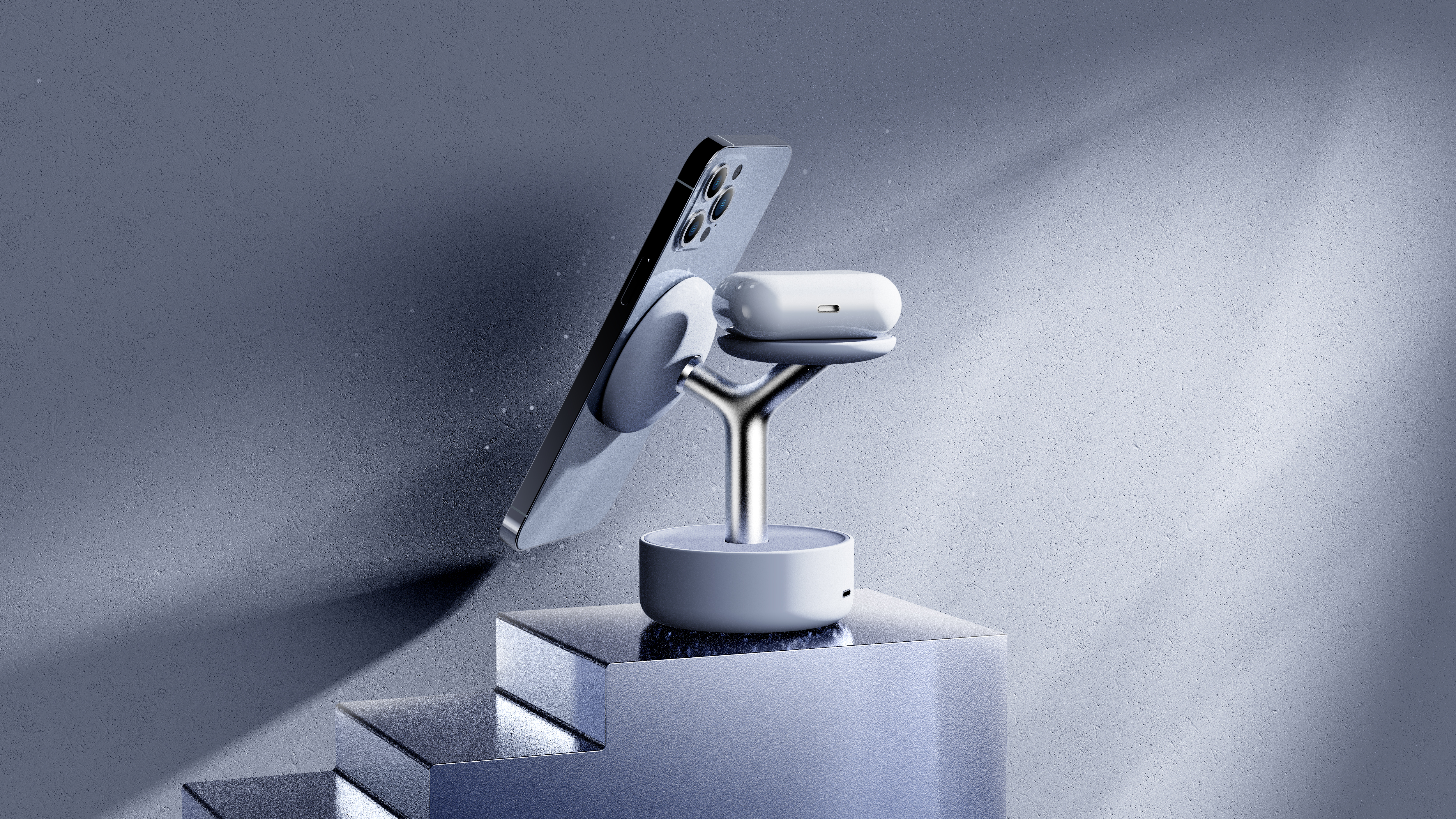 3c，iphone，airpods，Wireless charging，portable source，Mobile phone bracket，Fleshy，