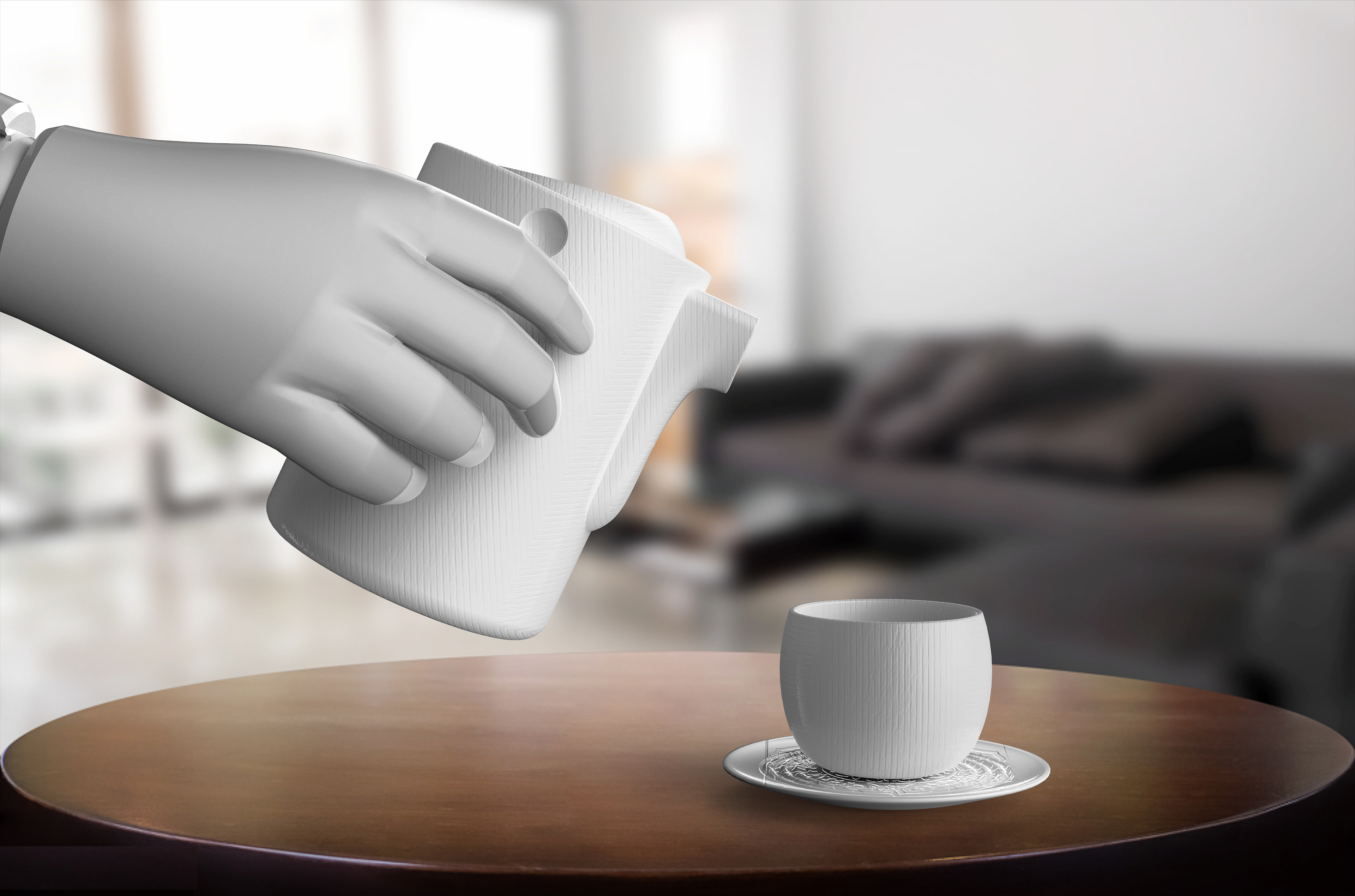 coffee service，ceramics，product design，white，texture，