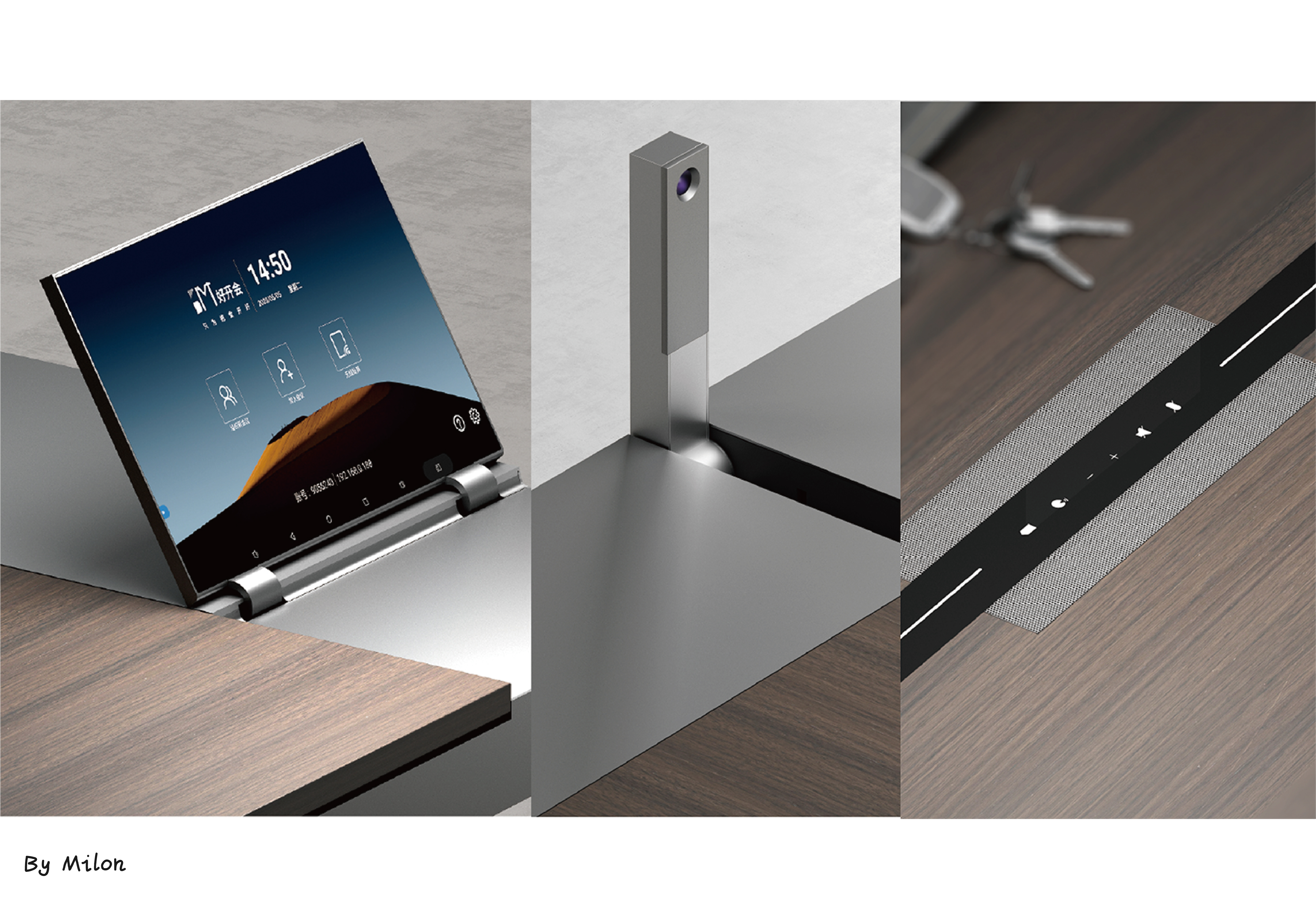 Conference table，intelligence，Office furniture ，high-end，