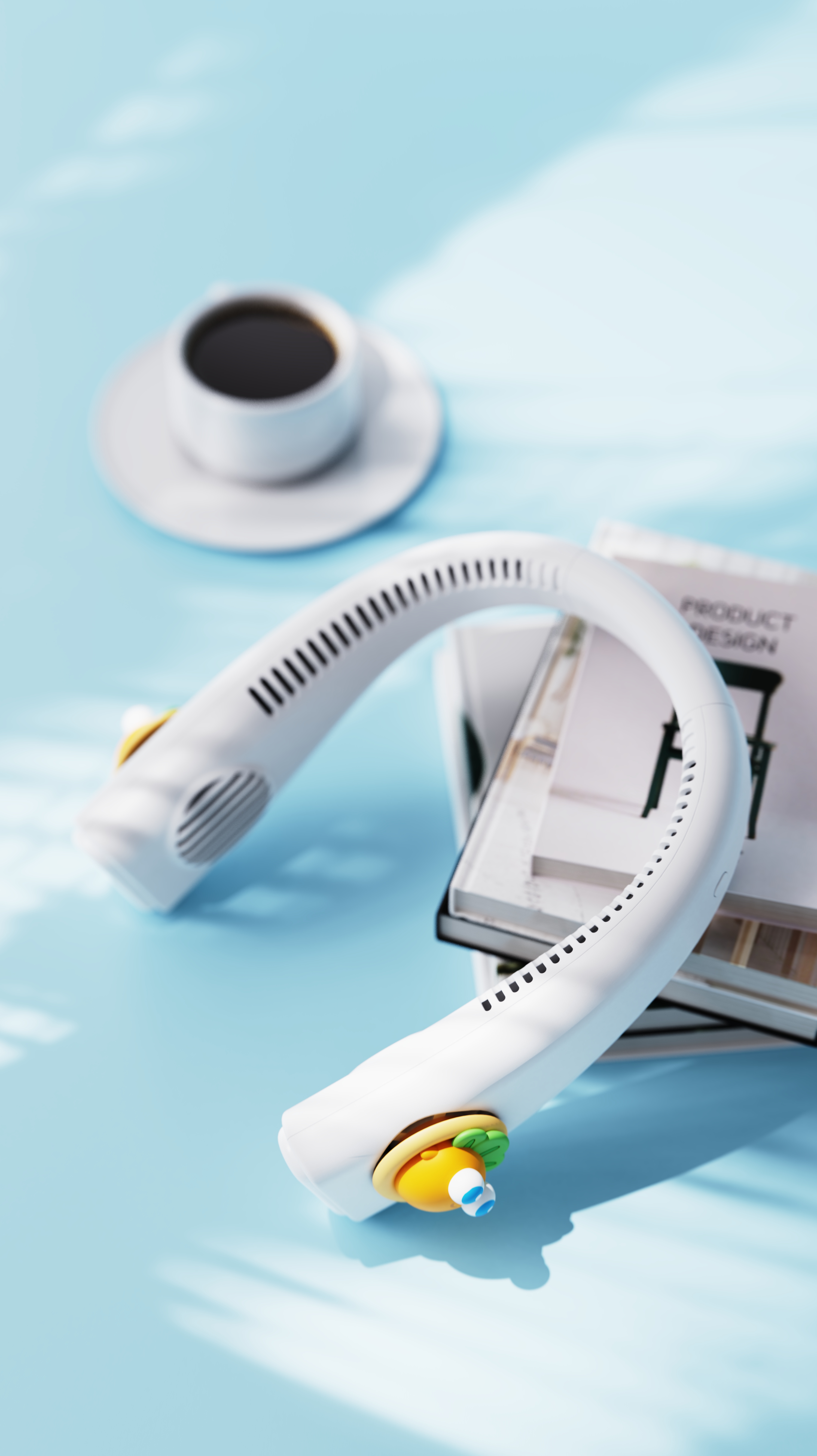 Hanging neck fan，Reading lamp，Fan，floodlight，Defend radish，IP，derivative，Peripheral products，