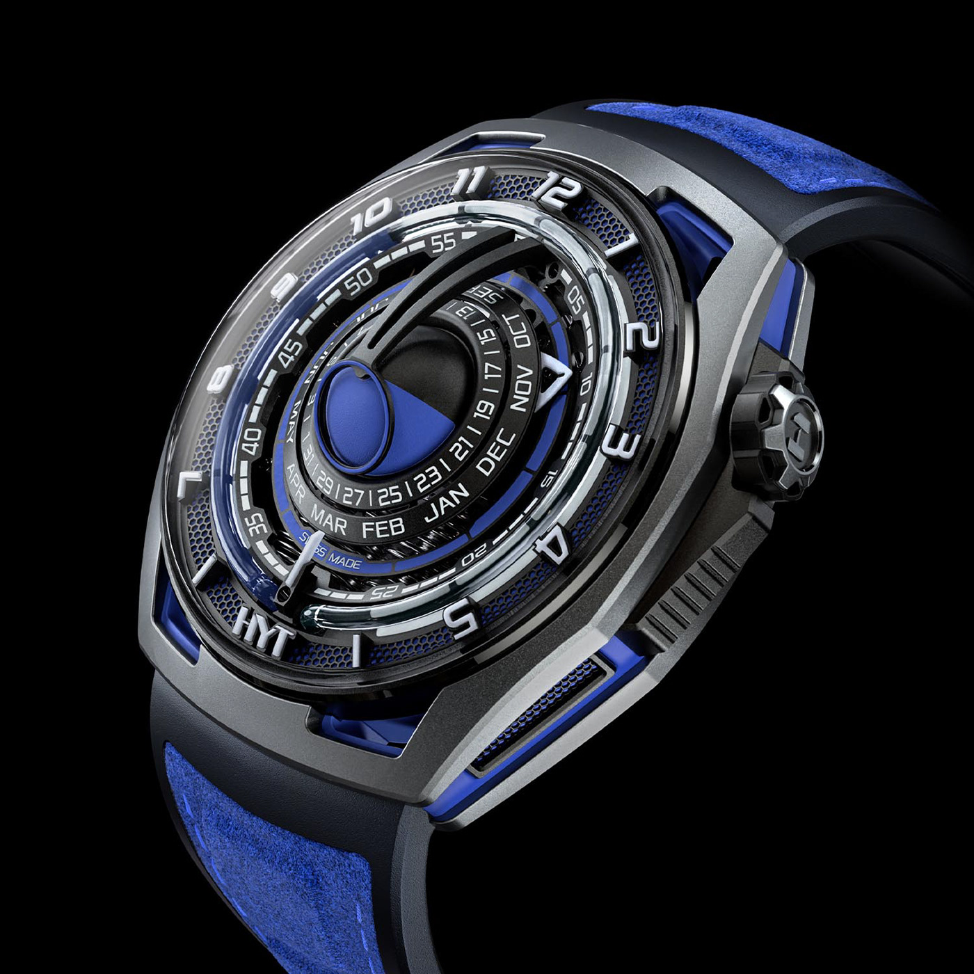 HYT，Wristwatch，Wrist watch，industrial design，