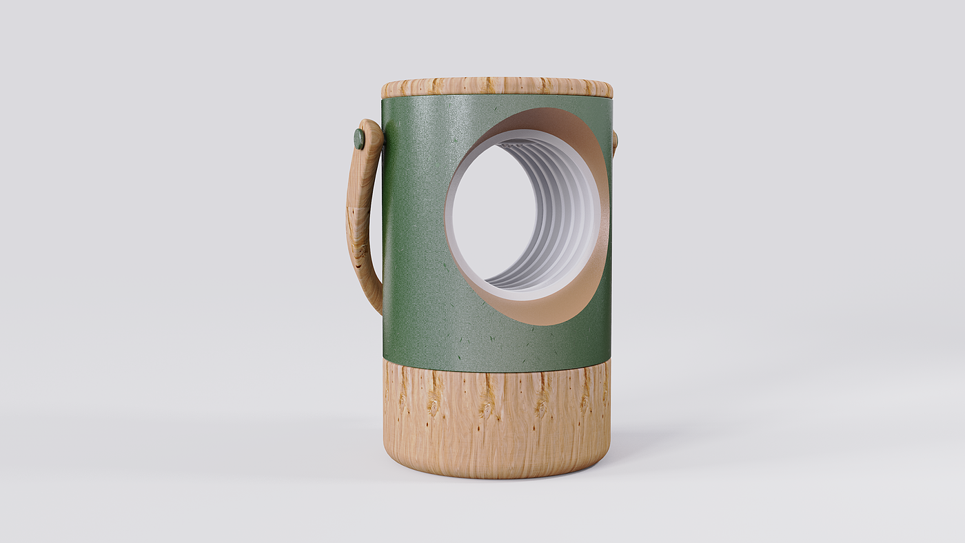 industrial design，Mosquito killing lamp，Birth modeling，