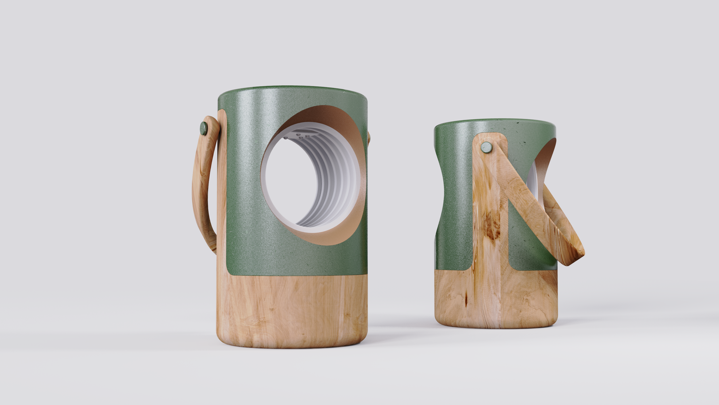 industrial design，Mosquito killing lamp，Birth modeling，