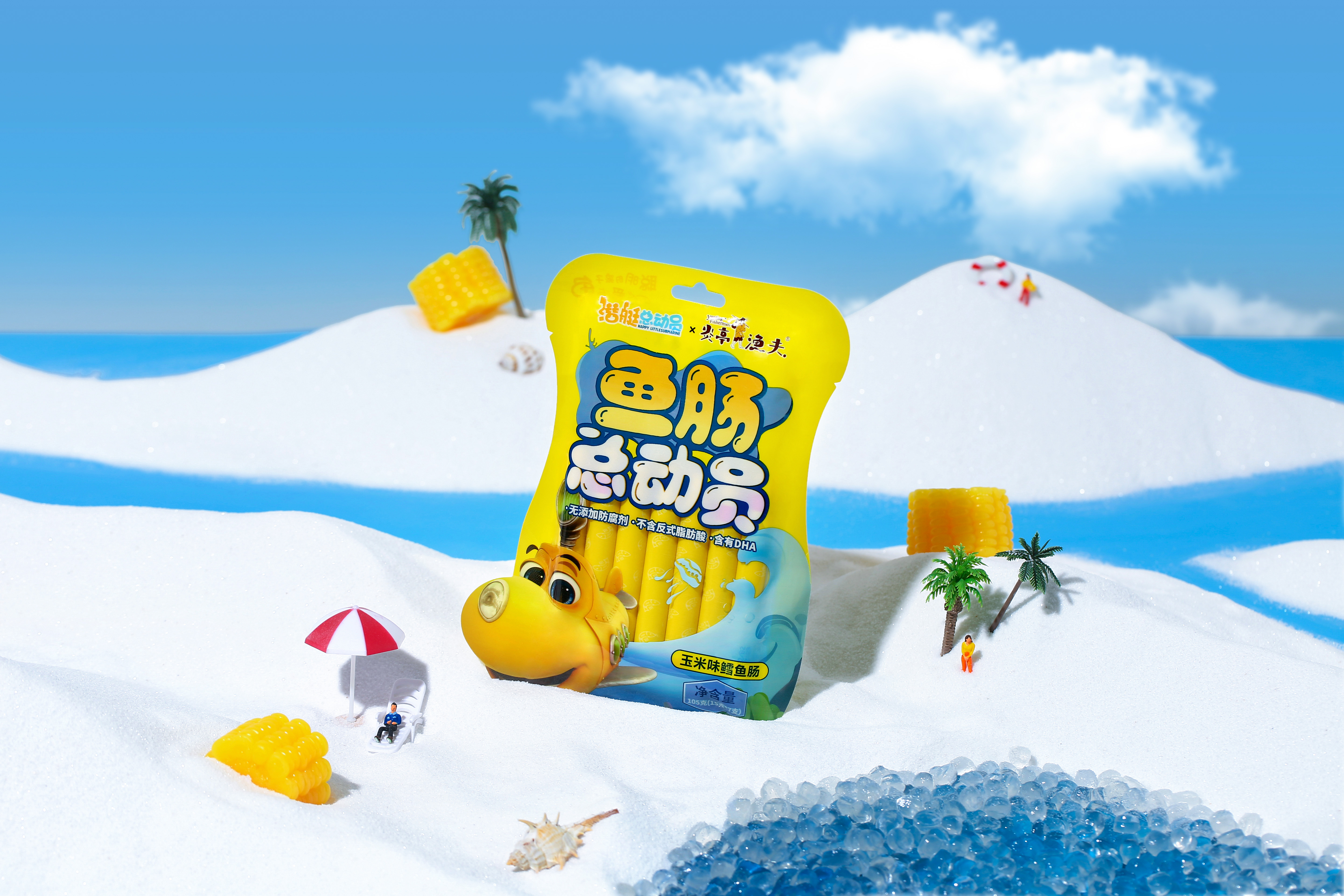 Red design，Brand design，packing design，IP，Product shooting，retail，Seafood，