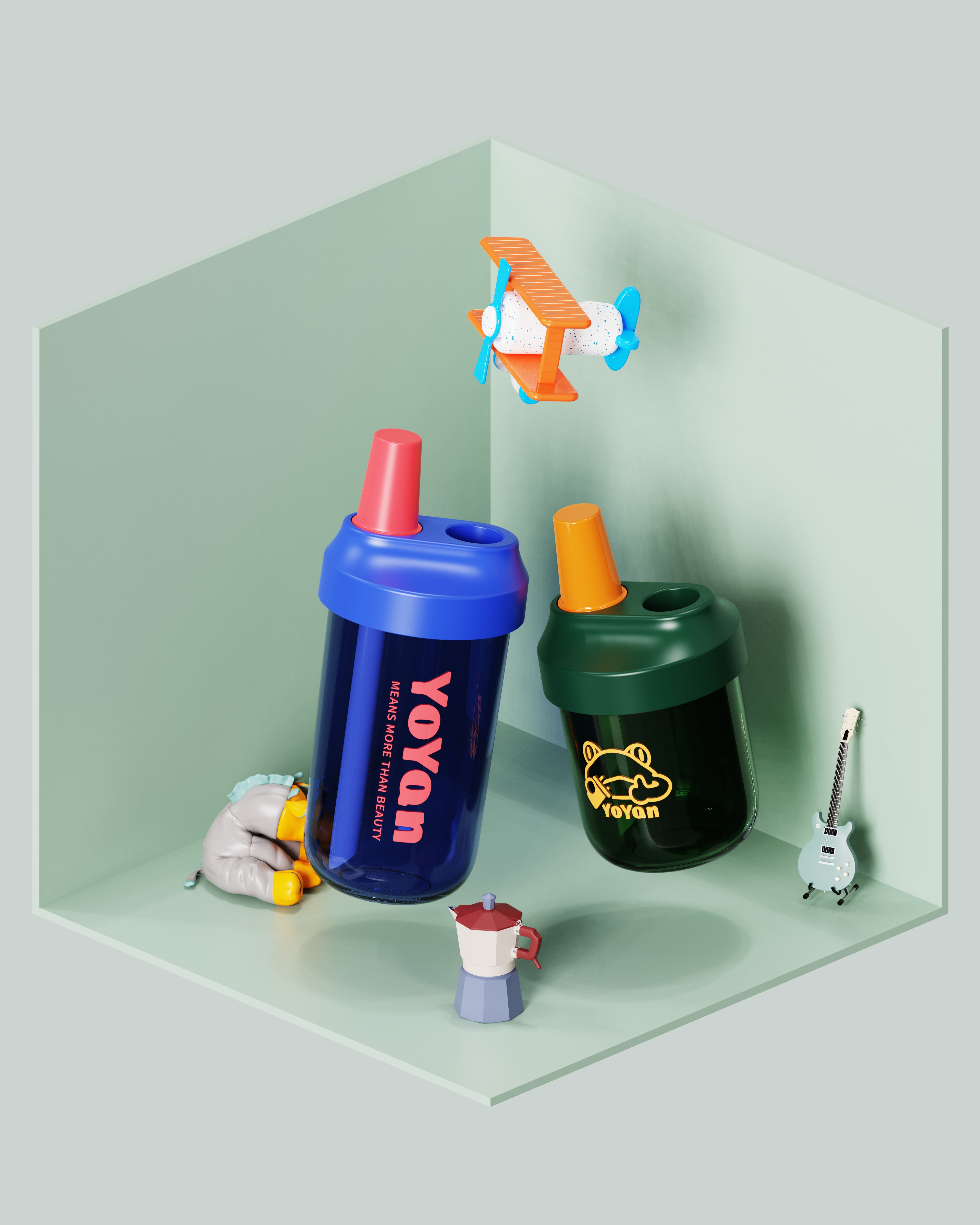 Straw cup，Milk tea cup，Tide cool cup，