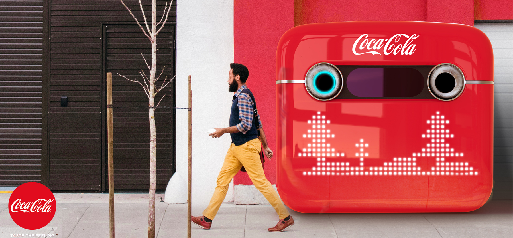 Coca-Cola vending machine，Selling and recycling all-in-one machine，vending machine，Recycling machine，