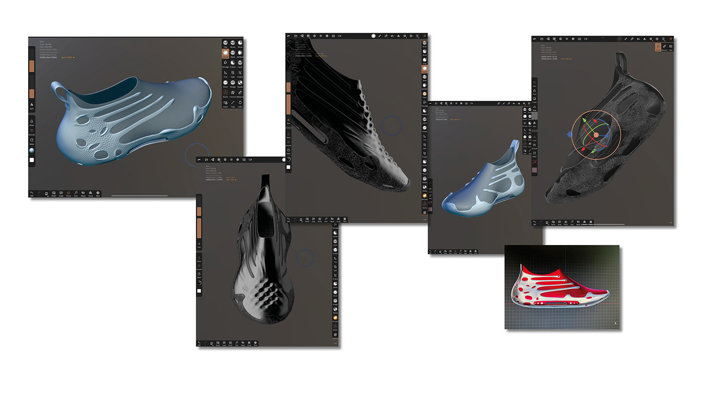 shoes，product design，Creativity，Knit Sneakers，