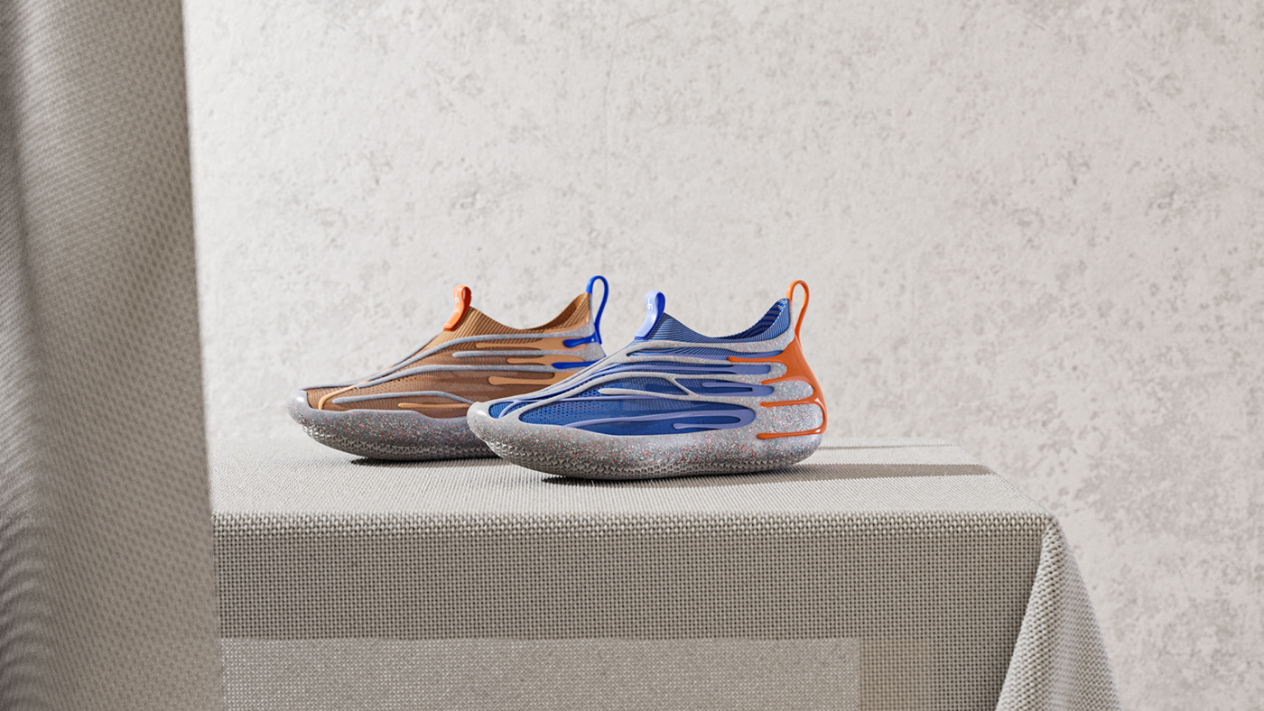 shoes，product design，Creativity，Knit Sneakers，