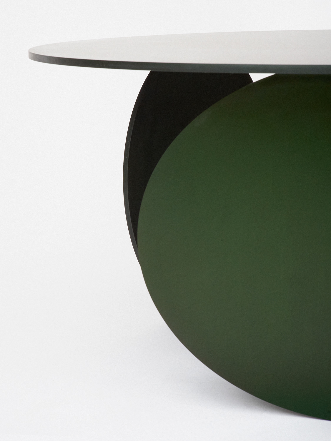 green，Coffee table，Minimalist，Ellipsis，Anodic alumina，geometry，