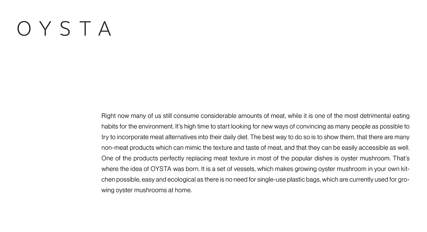 ceramics，OYSTA，fungus，plant，vase，product design，