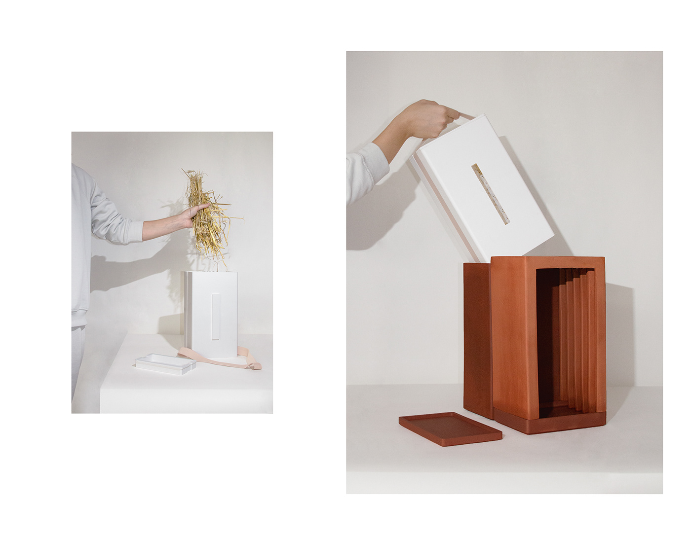 ceramics，OYSTA，fungus，plant，vase，product design，