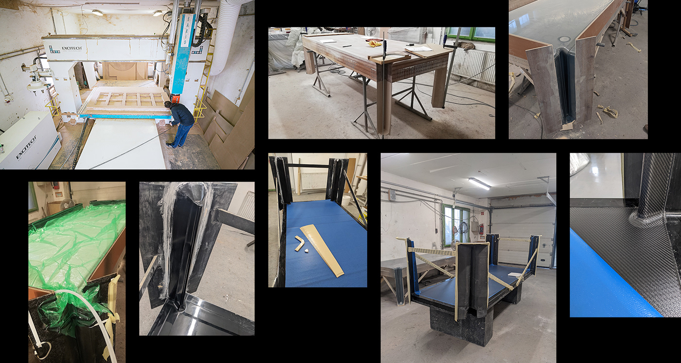 Table，carbon fibre，Sports Sailing Boat Manufacturing Technology，