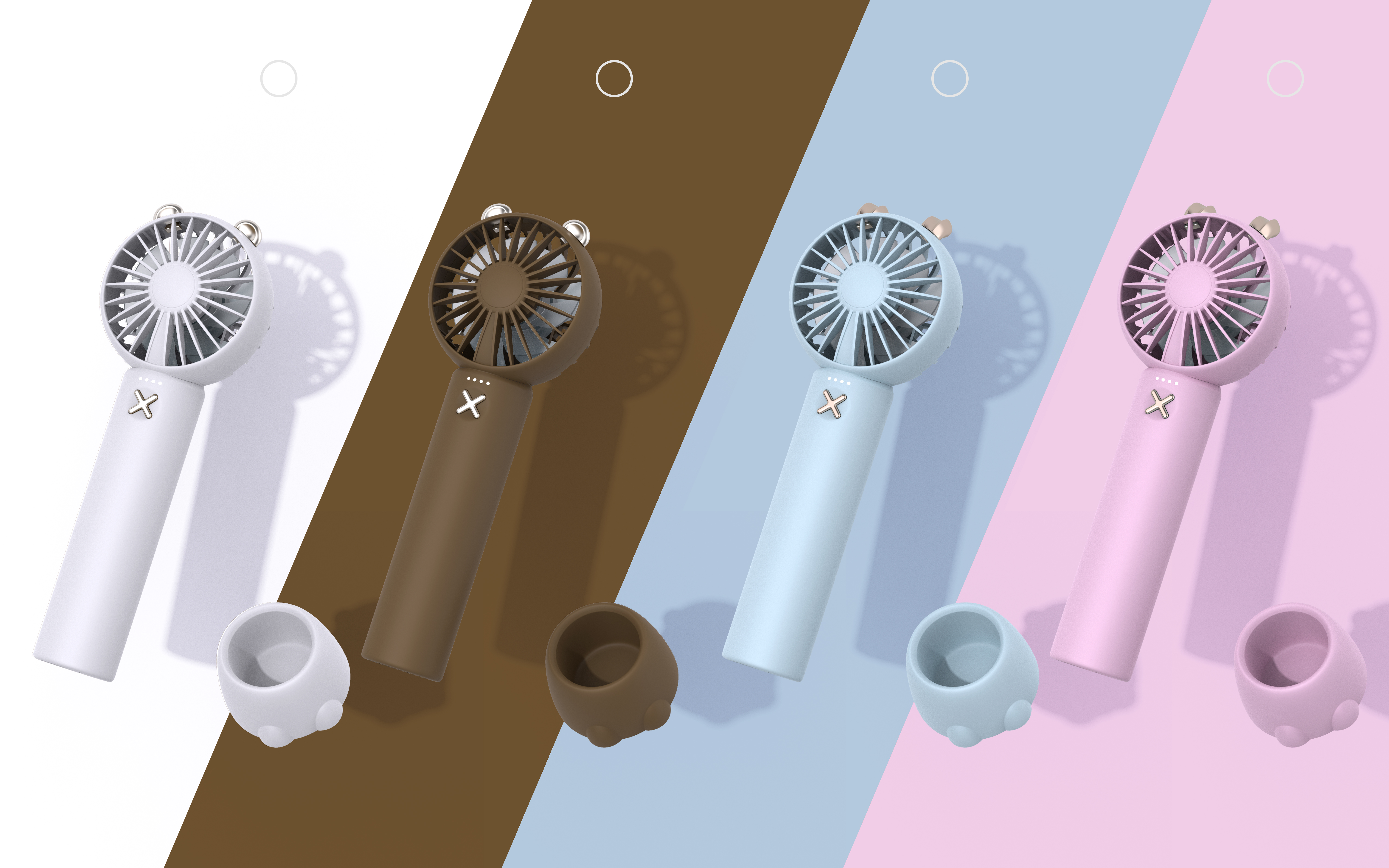 lovely，Shuangye，Handheld fan，