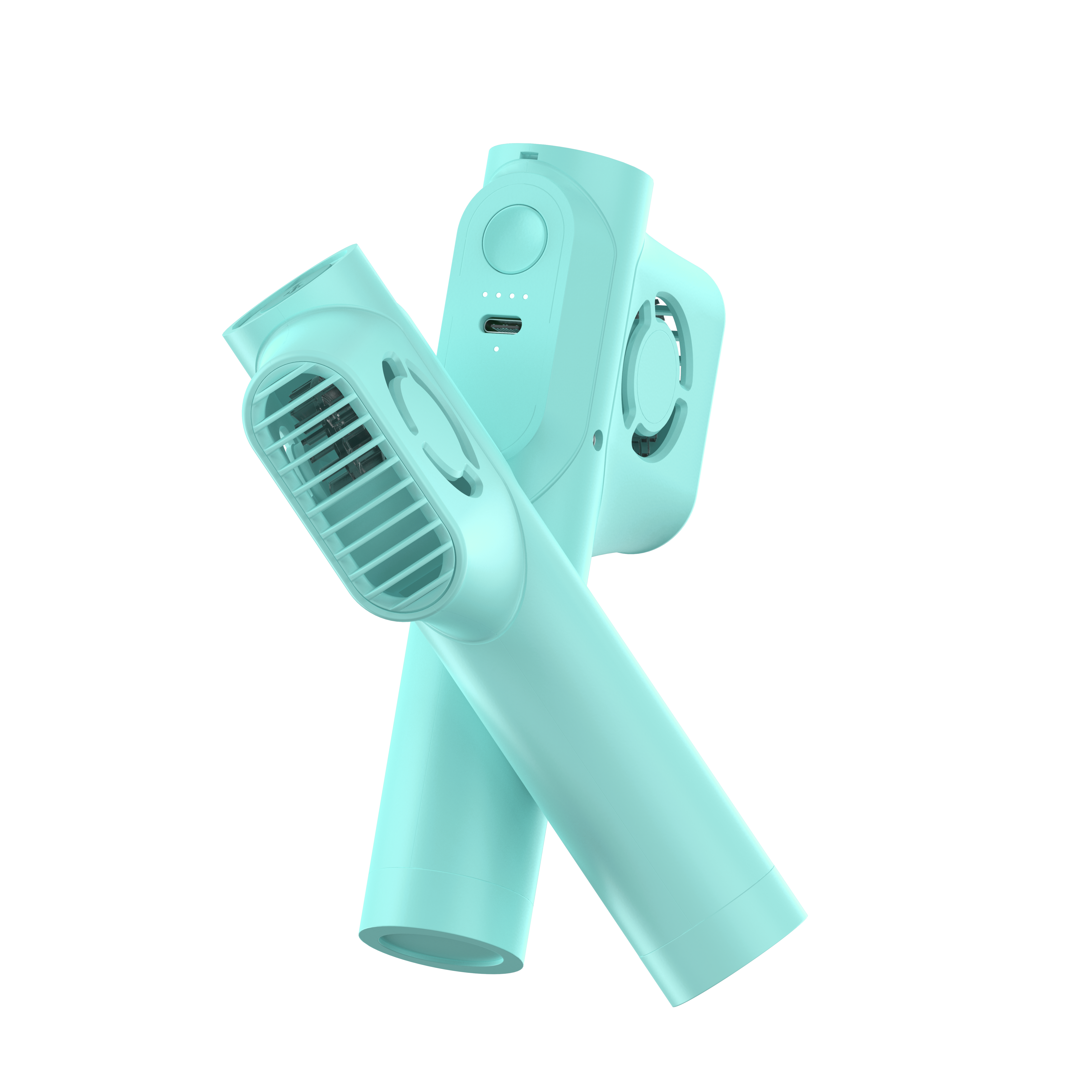 Handheld fan，Turbine blade，outdoors，summer，