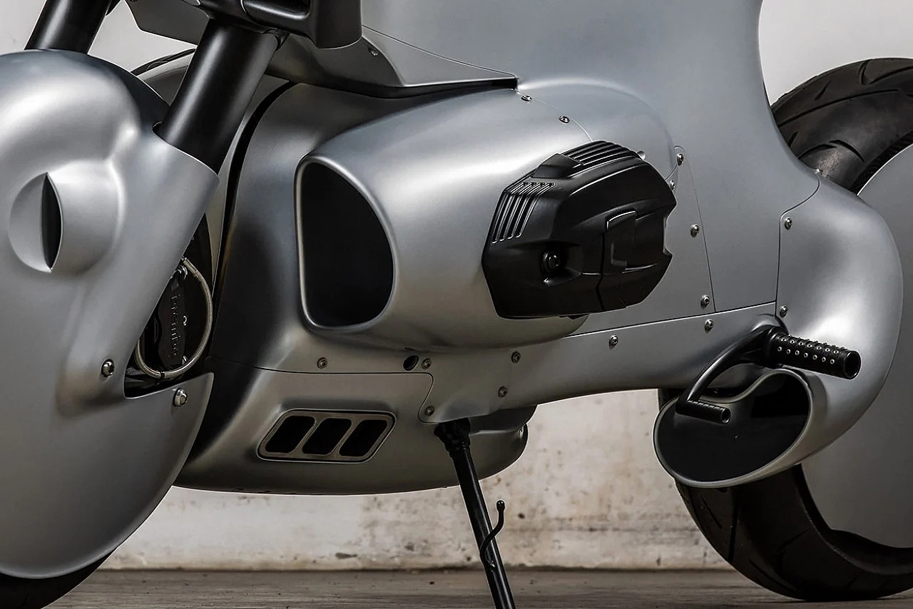 motorcycle，customized，bmw，Aluminium，