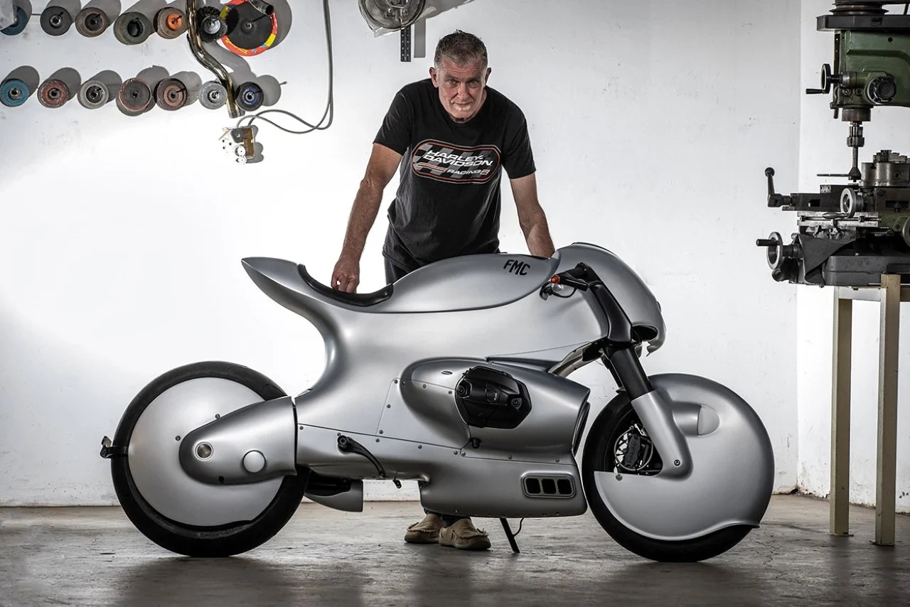 motorcycle，customized，bmw，Aluminium，